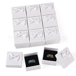 Square Cardboard Paper Ring Gift Storage Boxes&nbsp;CON-TAC0001-17B