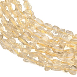 Natural Lemon Quartz(Heated) Beads Strands&nbsp;GG-CBAF5B4-A01-01