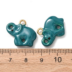 304 Stainless Steel Enamel Pendants&nbsp;STAS-Z193-12G-02B