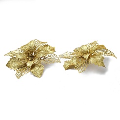 Plastic Glitter Artificial Flower&nbsp;HJEW-R124-03