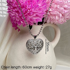 Vintage Alloy Hollow Heart Pendant Necklaces for Women Fashion Jewelry Gift&nbsp;LG2070