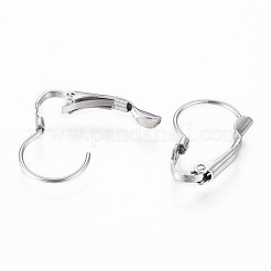 Tarnish Resistant 304 Stainless Steel Leverback Earring Findings&nbsp;STAS-G161-20B