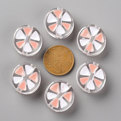 Transparent Enamel Acrylic Beads&nbsp;TACR-S155-005C