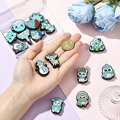 15Pcs 15 Styles Winter Themed Silicone Bead Sets&nbsp;SIL-CJ0003-16