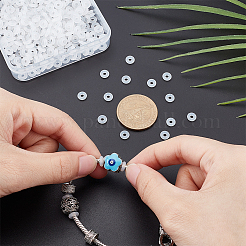 500Pcs Silicone Spacer Beads&nbsp;SIL-UN0001-02B