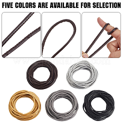 10M Flat PU Leather Cord&nbsp;WL-GF0001-33E