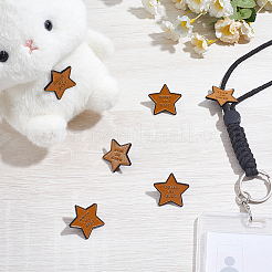 6Pcs Star with Word Doing My Best Enamel Pins&nbsp;JEWB-HY0001-62