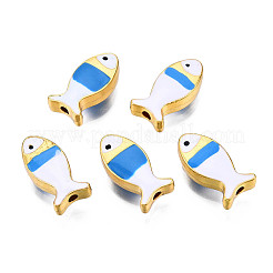 Rack Plating Alloy Enamel Beads&nbsp;PALLOY-N157-046H
