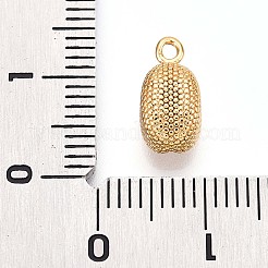 Brass Micro Pave Clear Cubic Zirconia Pendants&nbsp;KK-T075-44G