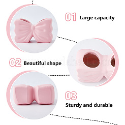Resin Bowknot Toothbrush Holder&nbsp;AJEW-WH0817-096