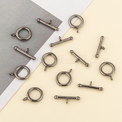 Brass Ring Toggle Clasps &nbsp;LS-KK-L116-30B