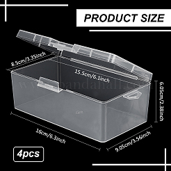 Plastic Bead Containers with Hinged Lid&nbsp;AJEW-WH0479-88B