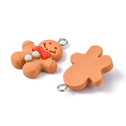 4Pcs 2 Styles Christmas Theme Opaque Resin Pendants&nbsp;RESI-FS0001-27
