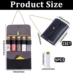 Imitation Leather Camping Spice Storage Bags&nbsp;ABAG-WH20005-44B
