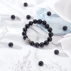 1 Strand Natural Black Tourmaline Beads Strands&nbsp;G-OC0004-20