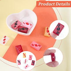 9Pcs 9 Colors Baking Paint Glass Enamel Beads&nbsp;LAMP-SC0001-90