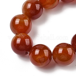 Natural Red Agate(Dyed & Heated) Beads Strands&nbsp;G-H087-A01-20MM