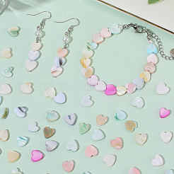 2 Strands Macaron Color Natural Shell Beads Strands&nbsp;SHEL-SC0001-88C
