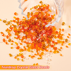 24 Strands 12 Styles Transparent Faceted Glass Beads&nbsp;GLAA-WR0001-04