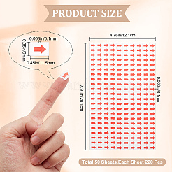 Waterproof PVC Arrow Self-Adhesive Stickers&nbsp;DIY-GF0006-43