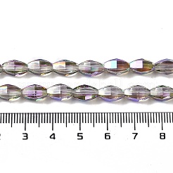 Electroplate Glass Beads Strands&nbsp;GLAA-Q101-03A-HP03