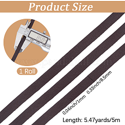 Flat Cowhide Cord&nbsp;OCOR-CY0003-12B-02