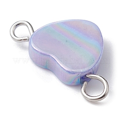 Natural Freshwater Shell Dyed Connector Charms&nbsp;PALLOY-JF02244-02