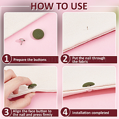 32 Sets Cloth Cap Nail Button&nbsp;DIY-BC0014-39C