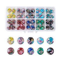 Handmade Lampwork Beads Strands&nbsp;LAMP-CD0001-07