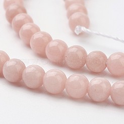 Natural Mashan Jade Round Beads Strands&nbsp;G-D263-4mm-XS22