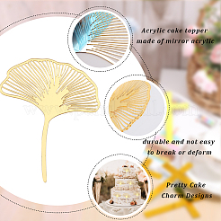 Acrylic Mirror Cake Toppers&nbsp;FIND-WH0152-207