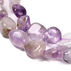 Natural Purple Rutilated Quartz Beads Strands&nbsp;G-P568-C08-01