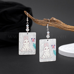 Easter Acrylic & Glass Dangle Earrings&nbsp;FS-WG4FCF9-01