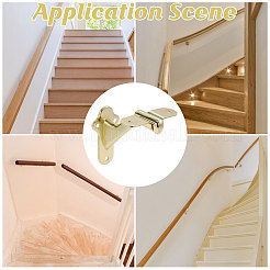 Zinc Alloy Staircase Handrail Bracket&nbsp;FIND-WH0149-99