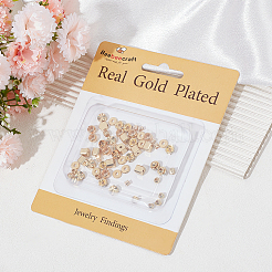 80Pcs 8 Styles Brass Spacer Beads&nbsp;KK-BBC0011-35