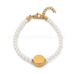 Plastic Imitation Pearl Beads Bracelets for Women&nbsp;BJEW-M056-10G-03