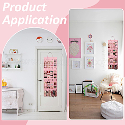 2Pcs 2 Styles Felt Large Capacity Hair Clips Storage Hangers&nbsp;AJEW-ME0003-34A