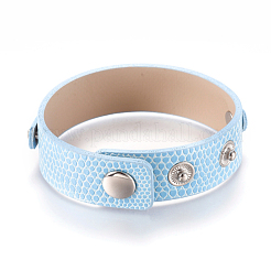 PU Leather Watch Band Strap&nbsp;BJEW-WH0010-02B
