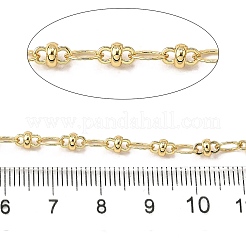 Brass Textured Oval Link Chains&nbsp;CHC-C014-15G