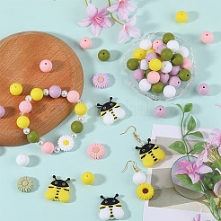 59pcs 12 Styles Silicone Beads&nbsp;SIL-SZ0002-26