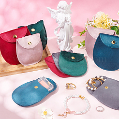 10Pcs 10 Styles Velvet Jewelry Storage Pouches&nbsp;ABAG-BC0001-54