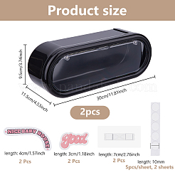 Plastic Wall-Mounted Action Figures Display Cases&nbsp;ODIS-WH0331-05A