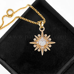 16Pcs 2 Colors Brass Micro Pave Cubic Zirconia Pendants&nbsp;KK-DC0003-35