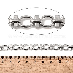 304 Stainless Steel Oval Link Chains&nbsp;CHS-Z007-06P