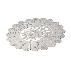 201 Stainless Steel 3D Rotating Hanging Wind Spinner&nbsp;STAS-C166-01F-P