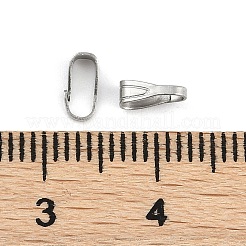Tarnish Resistant 304 Stainless Steel Snap On Bails&nbsp;STAS-M090-12P