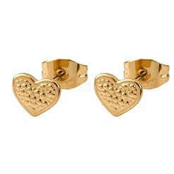 304 Stainless Steel Stud Earrings&nbsp;EJEW-Z134-03G