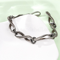 304 Stainless Steel Link Chain Bracelets for Women Men&nbsp;BJEW-C148-04AS