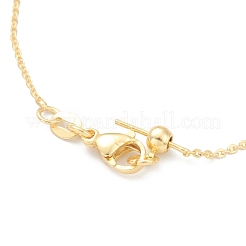 Brass Cable Chain Necklaces Making&nbsp;MAK-H102-01G