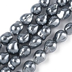 Electroplated Glass Beads Strands&nbsp;GLAA-Z013-01C-02